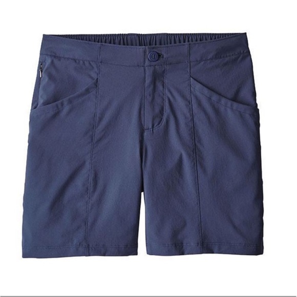 Patagonia High Spy 6” in Navy Hiking Outdoors Shorts size 8 - Picture 1 of 14